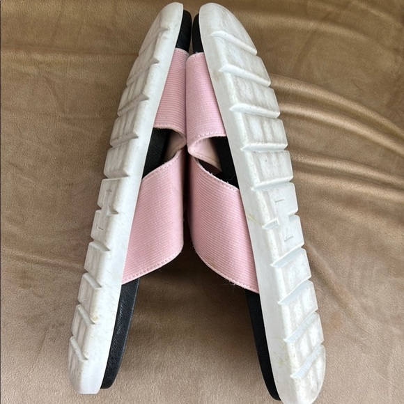 Sky Pink Criss-Cross Sandals - Picture 4 of 5